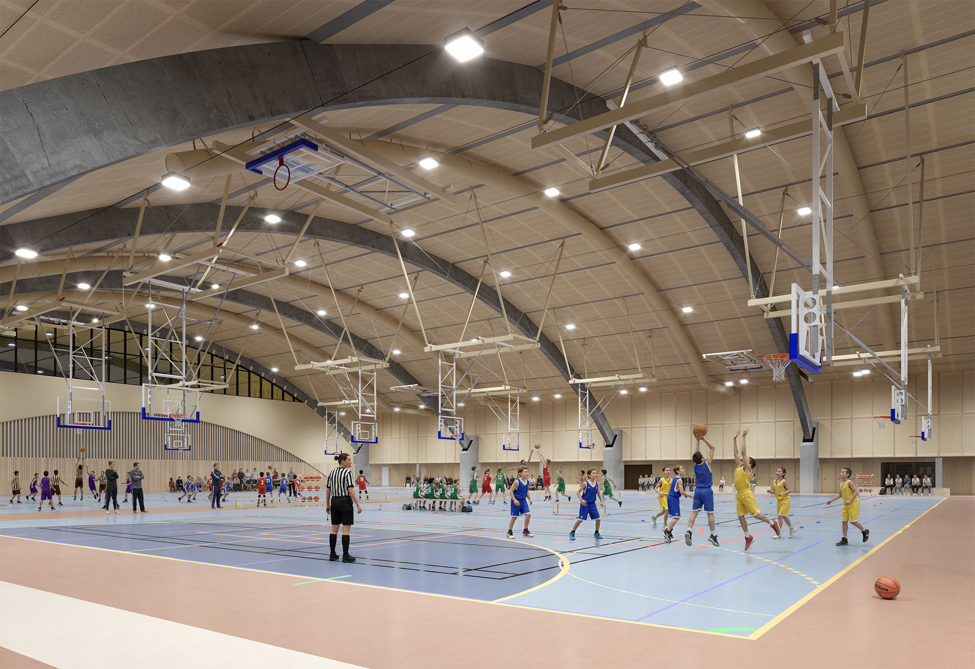Idrottscentrum Ulvsunda i Bryggeriet, Bromma – baskethall